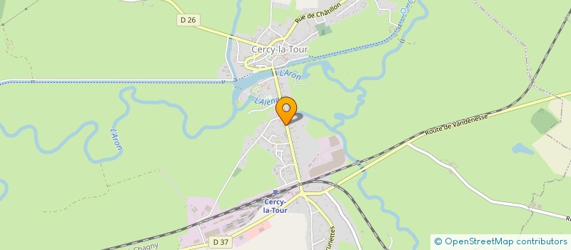 localisation de l'entreprise MADAME ANAELLE NOIRAULT  CERCY-LA-TOUR