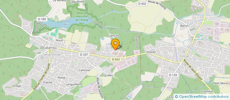 localisation de l'entreprise MADAME ANAELLE OURY  SEIGNOSSE