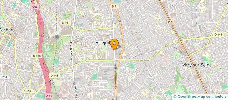 localisation de l'entreprise MADAME ANAELLE PAILLETTE  VILLEJUIF