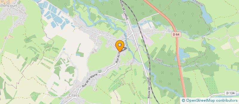 localisation de l'entreprise MADAME ANAELLE PELLETIER  CITERS