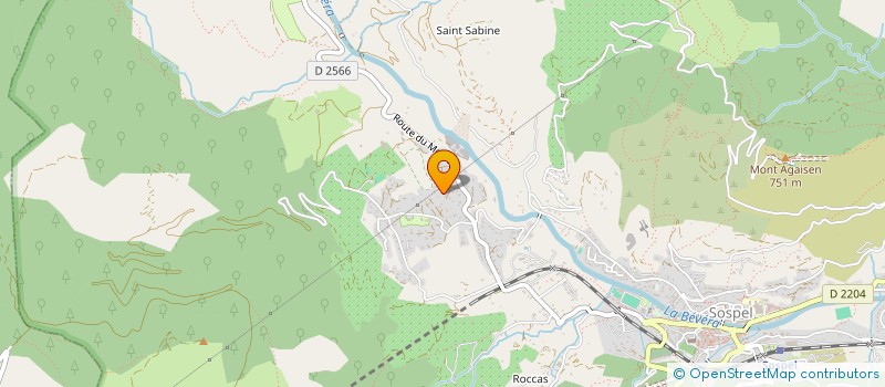 localisation de l'entreprise MADAME ANAELLE PREVOST  SOSPEL