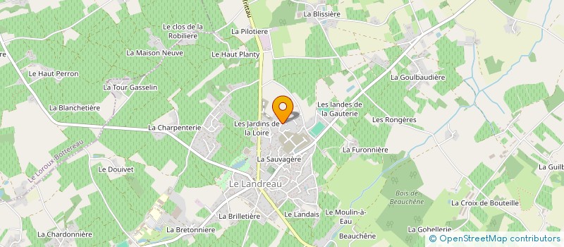 localisation de l'entreprise MADAME ANAELLE RIO  LANDREAU (LE)