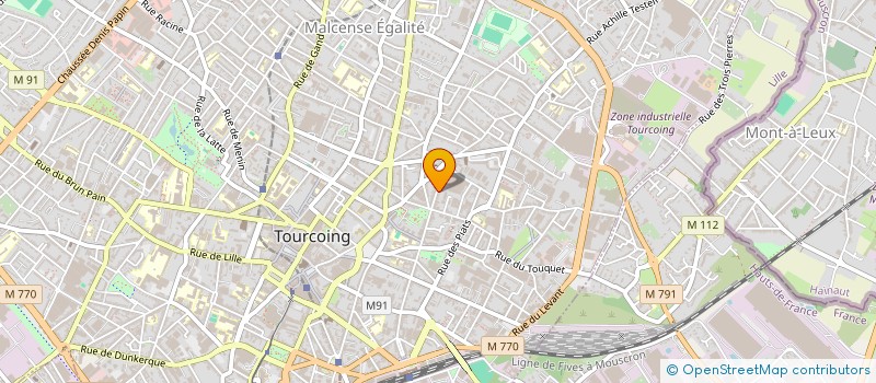 localisation de l'entreprise MADAME ANAELLE ROBIN à TOURCOING