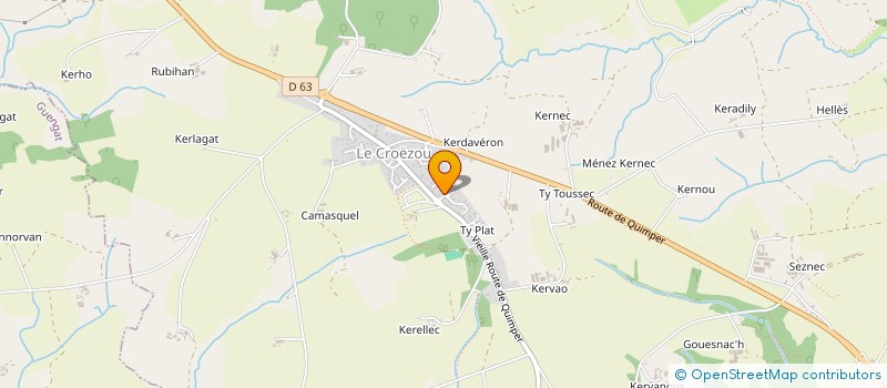 localisation de l'entreprise MADAME ANAELLE ROLLAND  PLOGONNEC