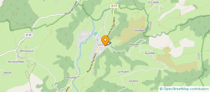 localisation de l'entreprise MADAME ANAELLE RONSSE à VELZIC
