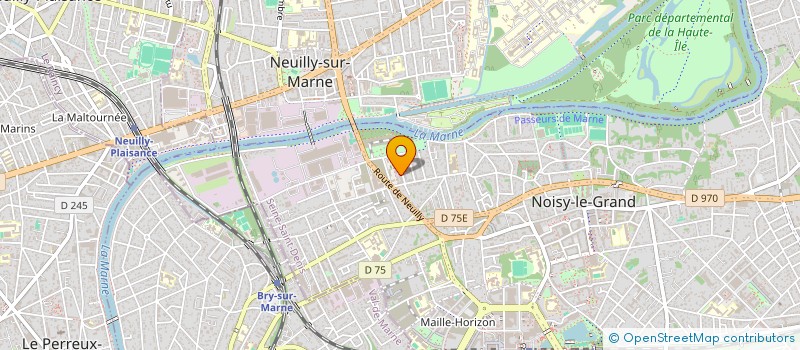 localisation de l'entreprise MADAME ANAELLE ROUDIER  NOISY-LE-GRAND