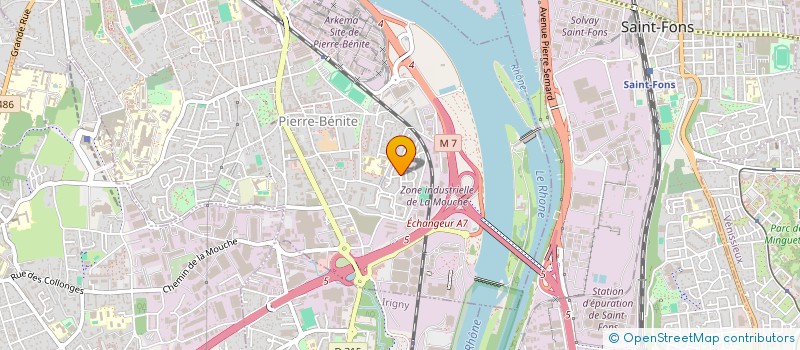 localisation de l'entreprise MADAME ANAELLE SANCHEZ  BRIGNAIS