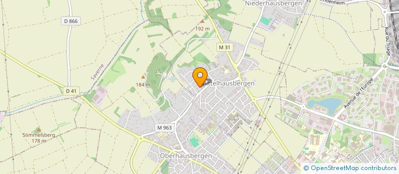 localisation de l'entreprise MADAME ANAELLE TCHENTCHELI  MITTELHAUSBERGEN