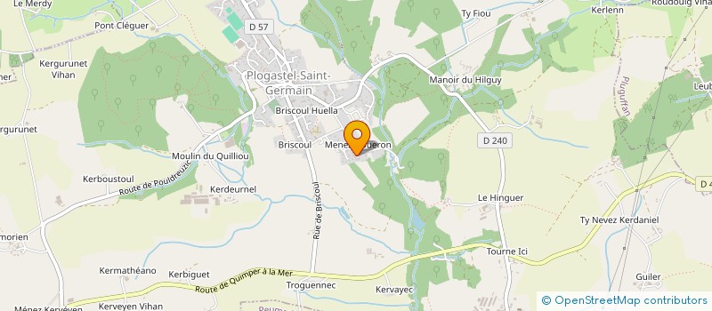 localisation de l'entreprise MADAME ANAELLE TRAN  PLOGASTEL-SAINT-GERMAIN