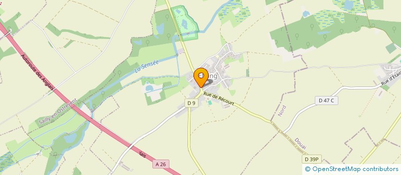 localisation de l'entreprise MADAME ANAELLE VANDEVILLE  ETAING