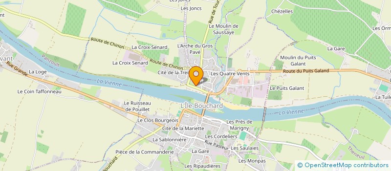 localisation de l'entreprise MADAME ANAELLE VEYRINE  L'ILE-BOUCHARD