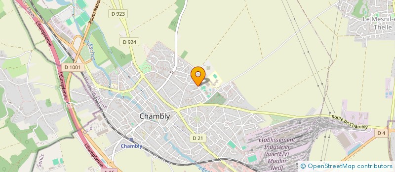 localisation de l'entreprise MADAME ANAELLE WILK  CHAMBLY