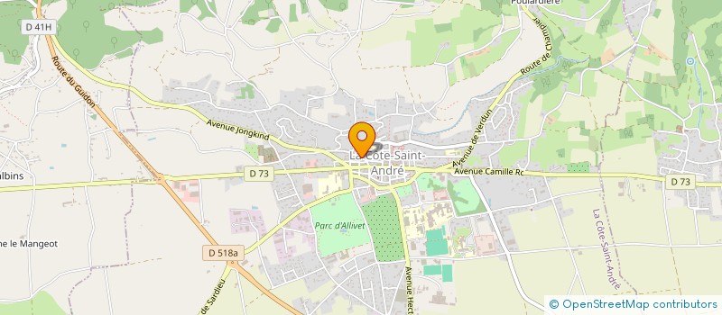 localisation de l'entreprise MADAME ANAHID DOLATYAR DEHKHARGHANY à LA COTE-SAINT-ANDRE