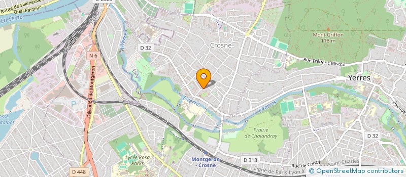 localisation de l'entreprise MADAME ANAHID MEGUERDITCHIAN  CROSNE