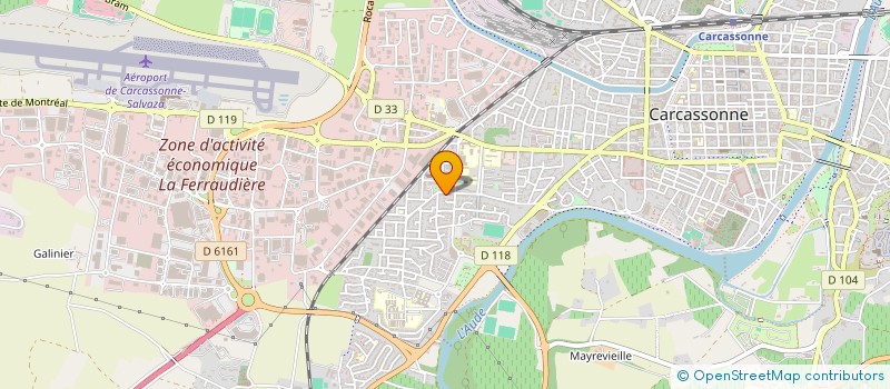 localisation de l'entreprise MADAME ANAHIT CHALIKYAN  CARCASSONNE