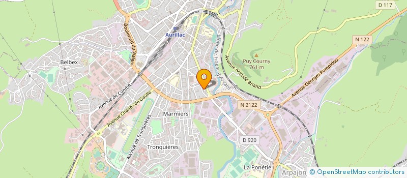 localisation de l'entreprise MADAME ANAHIT HATTCHYAN à AURILLAC
