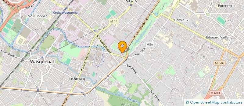 localisation de l'entreprise MADAME ANAICK LEFER  CROIX