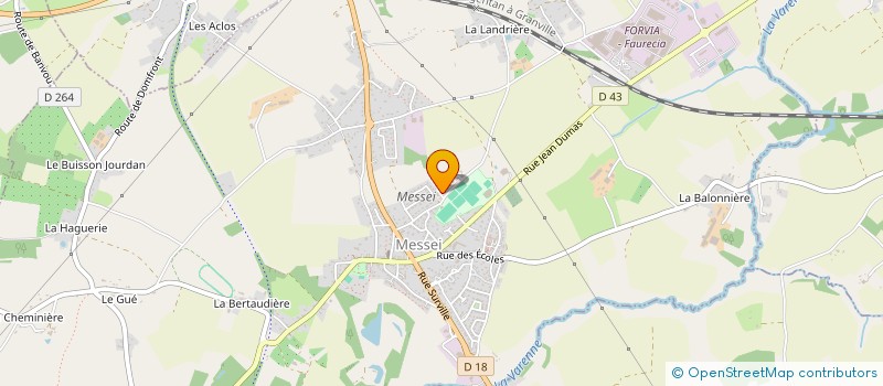 localisation de l'entreprise MADAME ANAICK REUBEUZE à MESSEI