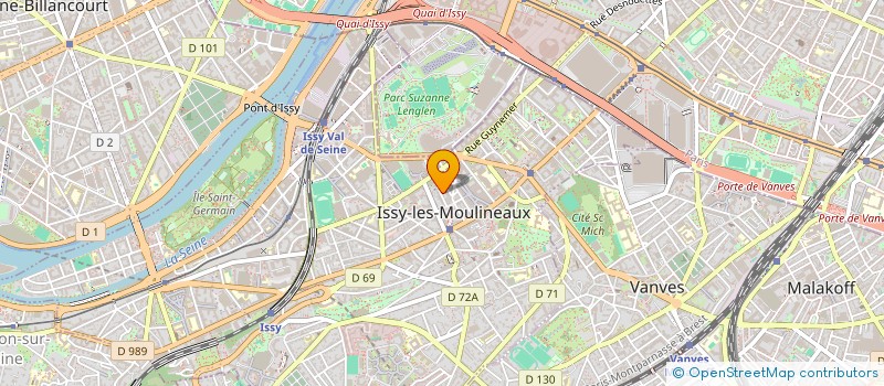 localisation de l'entreprise MADAME ANAID MARIE VIRJIN SAYRIN à ISSY LES MOULINEAUX