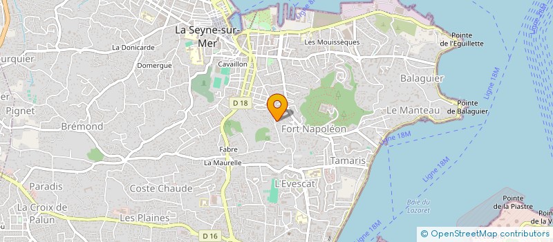 localisation de l'entreprise MADAME ANAIDA BAROJAN à LA SEYNE-SUR-MER