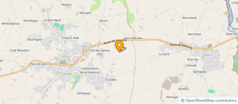 localisation de l'entreprise MADAME ANAIG GALLIOU  CLEDER