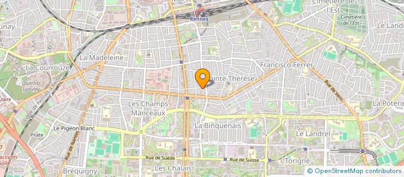 localisation de l'entreprise MADAME ANAIK CHASLE  RENNES