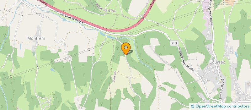 localisation de l'entreprise MADAME ANAIS ACHARD  COURSAC