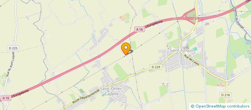 localisation de l'entreprise MADAME ANAIS AGNERAY  SAINT-OMER-CAPELLE
