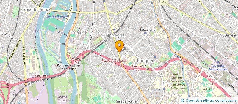 localisation de l'entreprise MADAME ANAIS AGUILAR  TOULOUSE