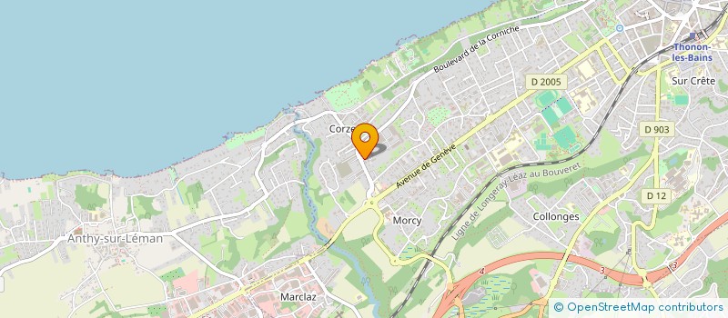 localisation de l'entreprise MADAME ANAIS AISSAOUI à THONON-LES-BAINS