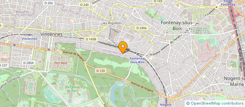 localisation de l'entreprise MADAME ANAIS ALBAR à FONTENAY-SOUS-BOIS