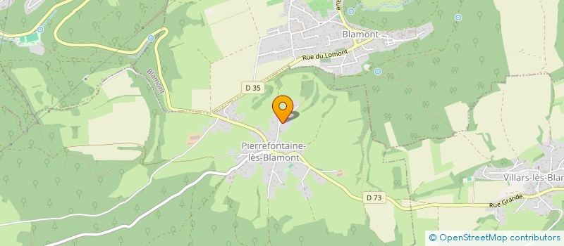 localisation de l'entreprise MADAME ANAIS ALCIATO  PIERREFONTAINE-LES-BLAMONT