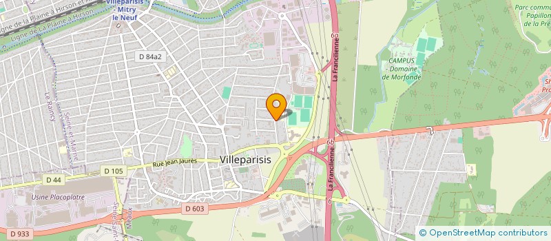 localisation de l'entreprise MADAME ANAIS ALEM  VILLEPARISIS