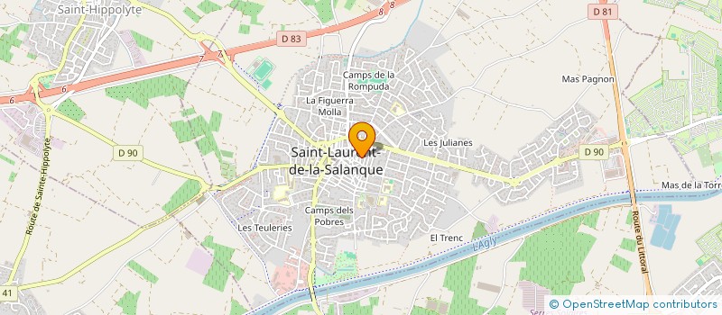 localisation de l'entreprise MADAME ANAIS ALIA  SAINT-LAURENT-DE-LA-SALANQUE