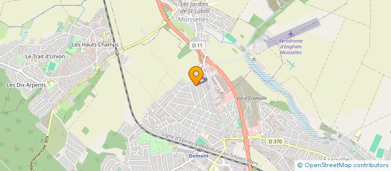 localisation de l'entreprise MADAME ANAIS ALLAIN  DOMONT