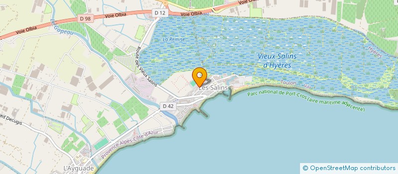 localisation de l'entreprise MADAME ANAIS ALLARD  HYERES