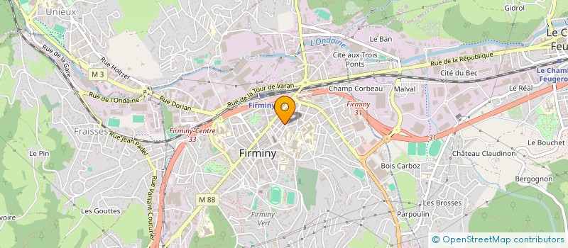 localisation de l'entreprise MADAME ANAIS ALLIRAND  LA SEAUVE-SUR-SEMENE