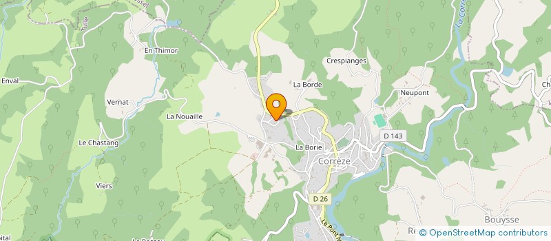 localisation de l'entreprise MADAME ANAIS ALRIC  CORREZE