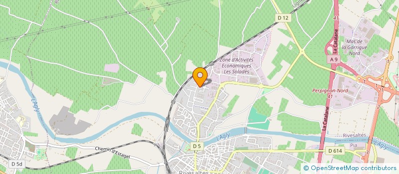 localisation de l'entreprise MADAME ANAIS ANAIS SOLDINI  RIVESALTES