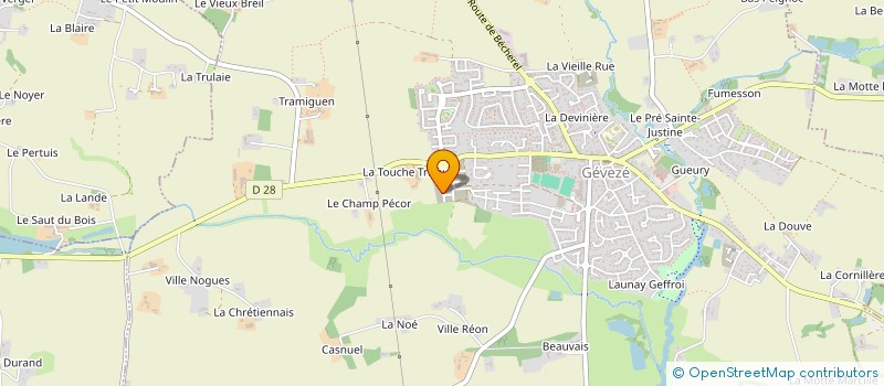 localisation de l'entreprise MADAME ANAIS ANDRIVON à GEVEZE