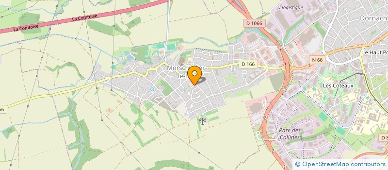 localisation de l'entreprise MADAME ANAIS ANILA ALEXANDER MORRIS  MORSCHWILLER-LE-BAS