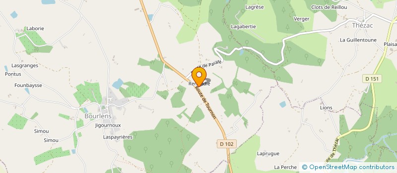 localisation de l'entreprise MADAME ANAIS ARDAILLOU  BOURLENS