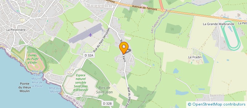 localisation de l'entreprise MADAME ANAIS ARNAUD  TALMONT-SAINT-HILAIRE