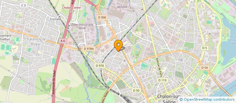 localisation de l'entreprise MADAME ANAIS AUBAGUE à CHALON-SUR-SAONE
