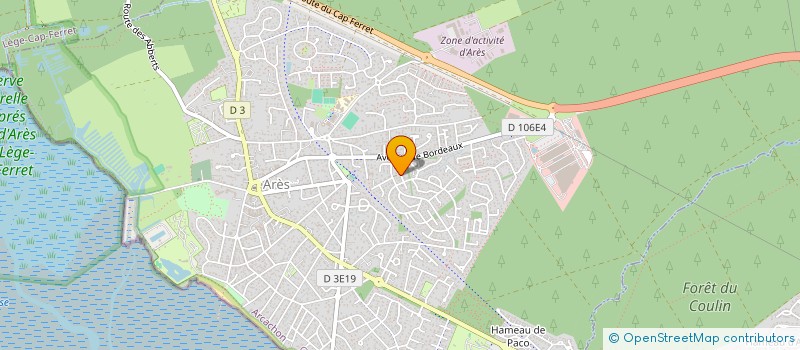 localisation de l'entreprise MADAME ANAIS AUBRUN  ARES