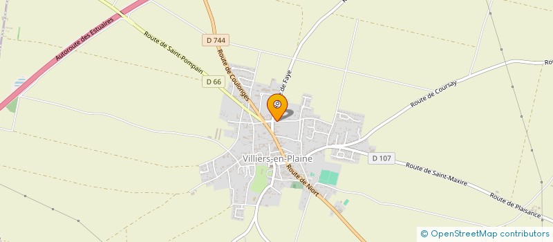 localisation de l'entreprise MADAME ANAIS AUDEBEAU  VILLIERS-EN-PLAINE