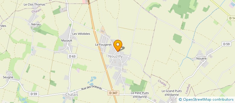 localisation de l'entreprise MADAME ANAIS AUDIN  POUANT