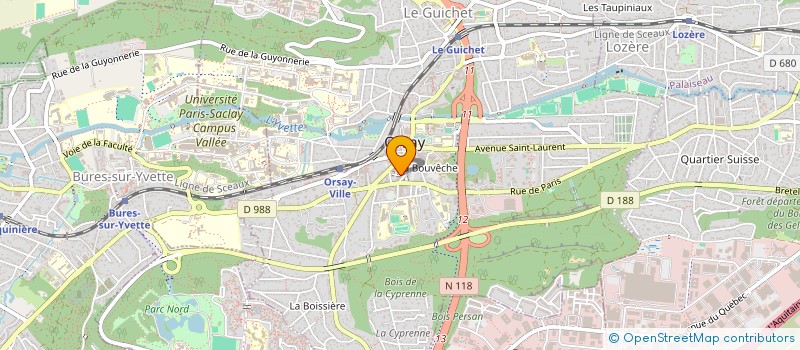 localisation de l'entreprise MADAME ANAIS AYEAU à ORSAY