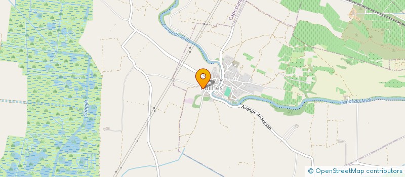 localisation de l'entreprise MADAME ANAIS AZAUBERT  POILHES