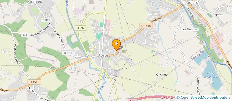 localisation de l'entreprise MADAME ANAIS AZEMA  AOSTE